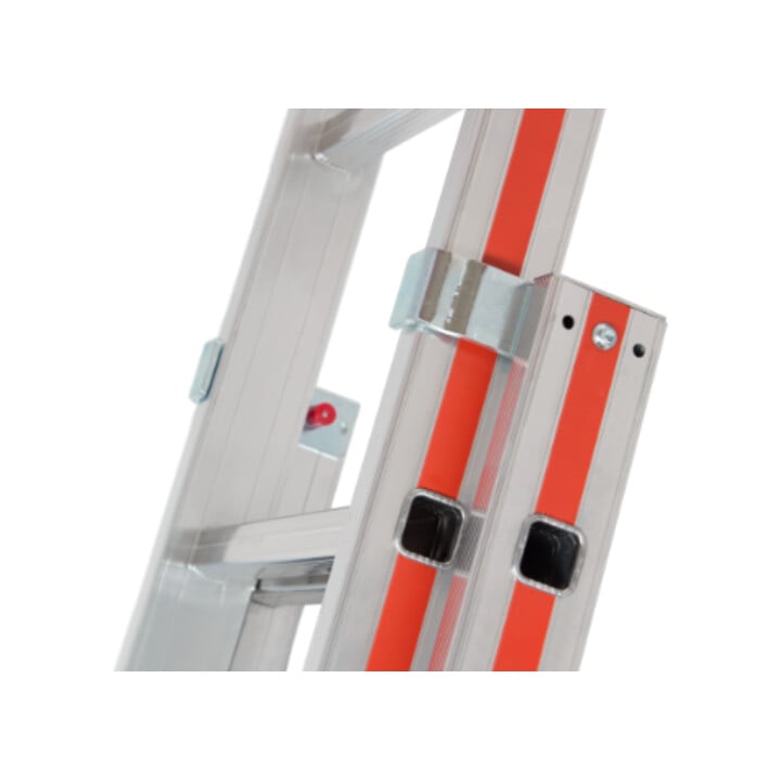 Hymer Schiebeleiter zweiteilig 2x12 Sprossen