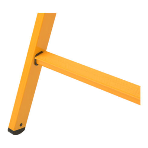 Hymer Sprossenstehleiter beidseitig begehbar, 2x8 Sprossen