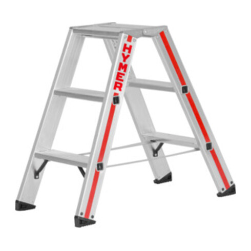 Hymer Stufenstehleiter beidseitig begehbar 8024