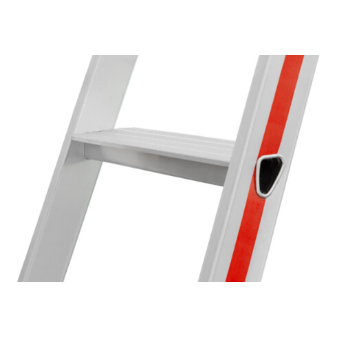 Hymer Stufenstehleiter, beidseitig begehbar, 2x8 Stufen