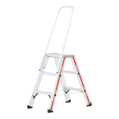 Hymer Stufenstehleiter mit Haltebügel