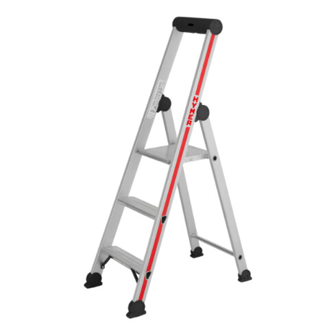 Hymer Stufenstehleiter mit Plattform einseitig begehbar