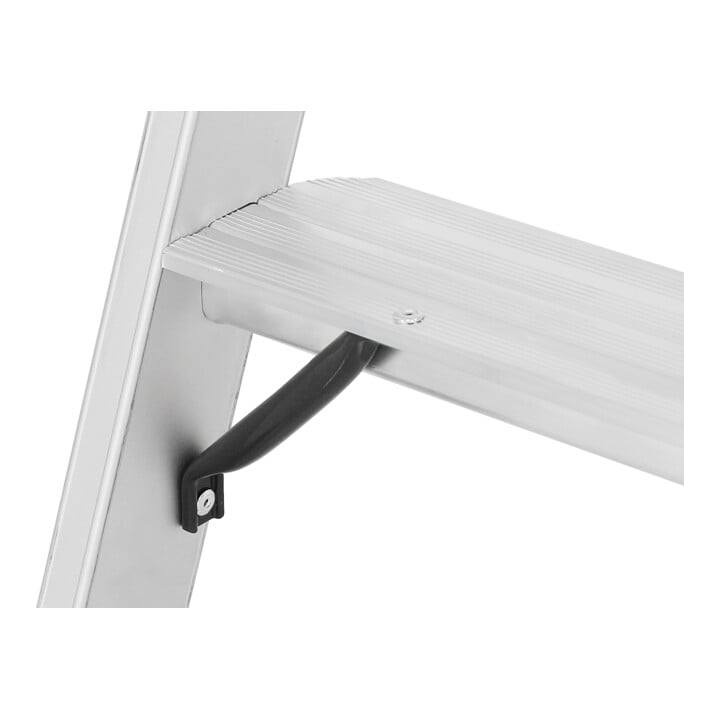 Hymer Stufenstehleiter mit Plattform, einseitig begehbar, 3 Stufen