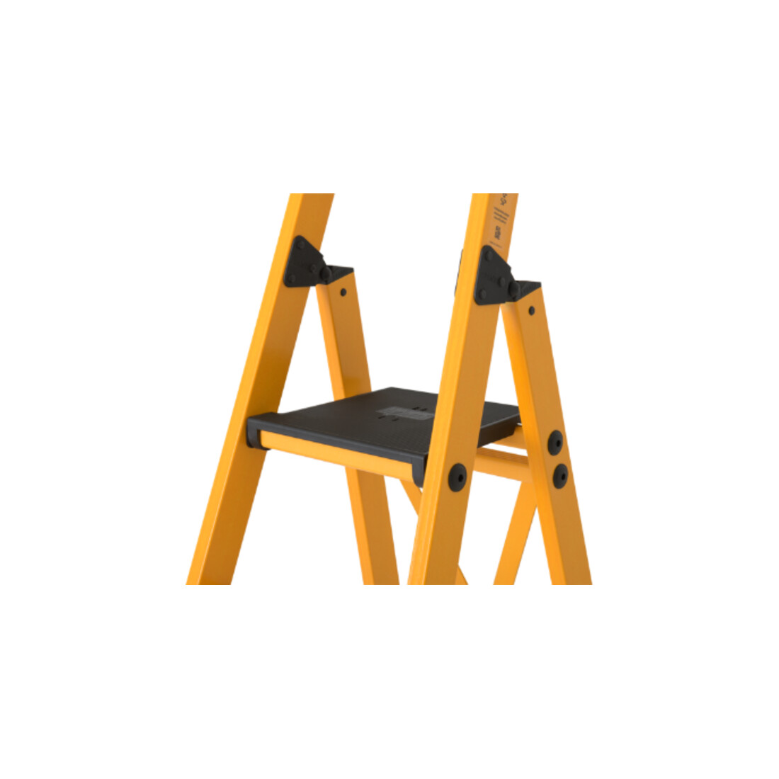 Hymer Stufenstehleiter mit Plattform