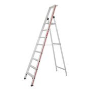 Hymer Stufenstehleiter mit Plattform, einseitig begehbar, 8 Stufen