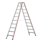 Hymer Stufenstehleiter R13, beidseitig begehbar, 2x10 Stufen