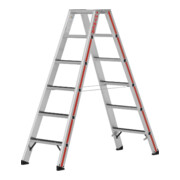 Hymer Stufenstehleiter R13, beidseitig begehbar, 2x6 Stufen