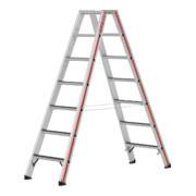 Hymer Stufenstehleiter R13, beidseitig begehbar, 2x7 Stufen