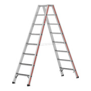 Hymer Stufenstehleiter R13, beidseitig begehbar, 2x8 Stufen