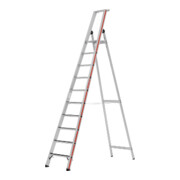 Hymer Stufenstehleiter R13 mit Plattform, einseitig begehbar, 10 Stufen