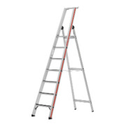 Hymer Stufenstehleiter R13 mit Plattform, einseitig begehbar, 7 Stufen