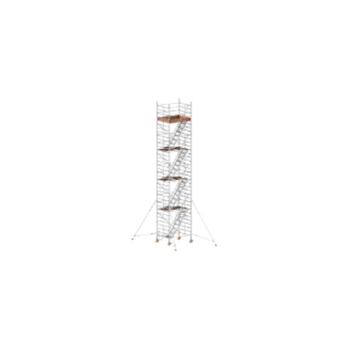 Hymer Treppen-Fahrgerüst mit Ausleger 1,90x1,50m, Reichhöhe 10,4 m
