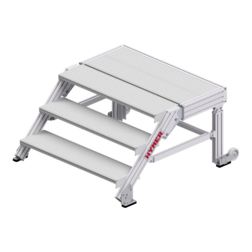 Hymer Treppenpodest, Stufenbreite 1000 mm, 3 Stufen