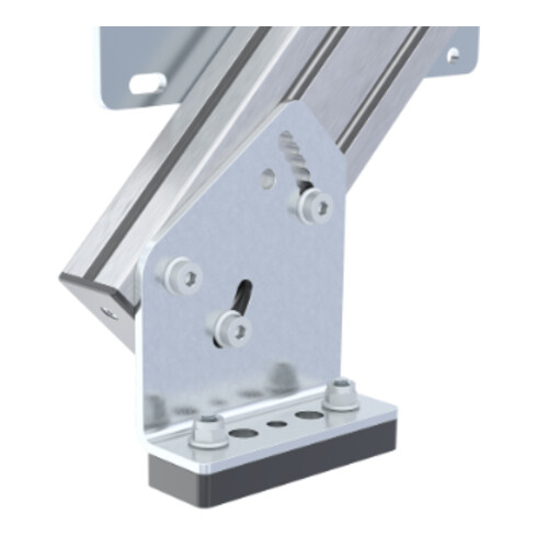 Hymer Treppenpodest, Stufenbreite 1000 mm, 4 Stufen