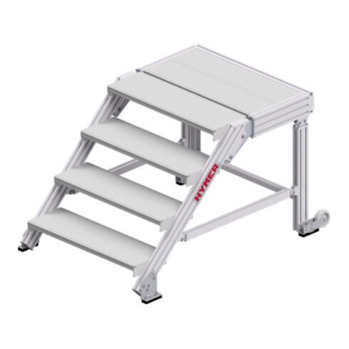 Hymer Treppenpodest, Stufenbreite 800 mm, 4 Stufen