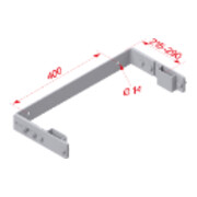 Hymer Wandhalter U-Form verstellbar-4
