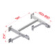 Hymer Wandkonsole verstellbar 400-600-4