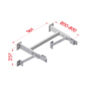 Hymer Wandkonsole verstellbar 600-800-3