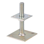 I-Pfostenträger 70x70x100x100x150mm galv.verz.d.pass.STA roh GAH-3