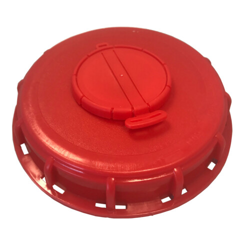 IBC Container couvercle avec ventilation, PP, rouge, IG 150 mm
