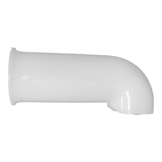 IBC coude de sortie PP, blanc 0 0