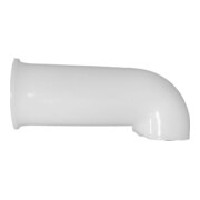 IBC coude de sortie PP, blanc 0 0
