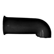 IBC coude de sortie PP, noir 0 0