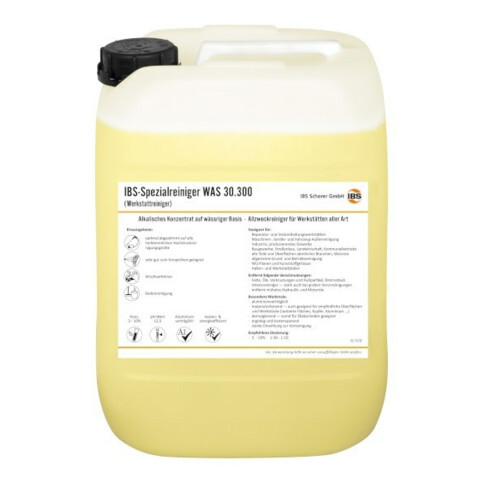 IBS Nettoyant spécial WAS 30.300 20L (nettoyant d’atelier)