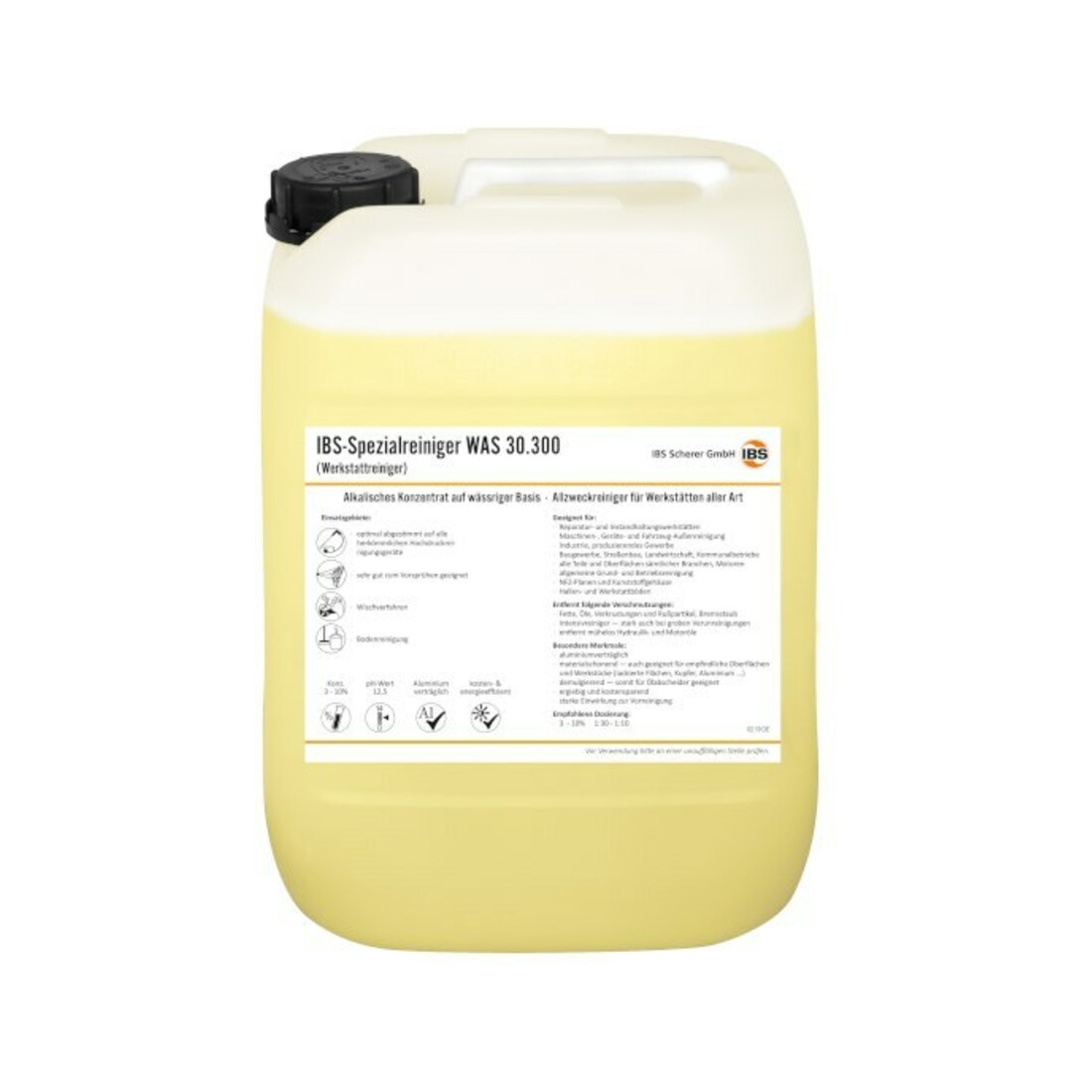 IBS Nettoyant spécial WAS 30.300 20L (nettoyant d’atelier)