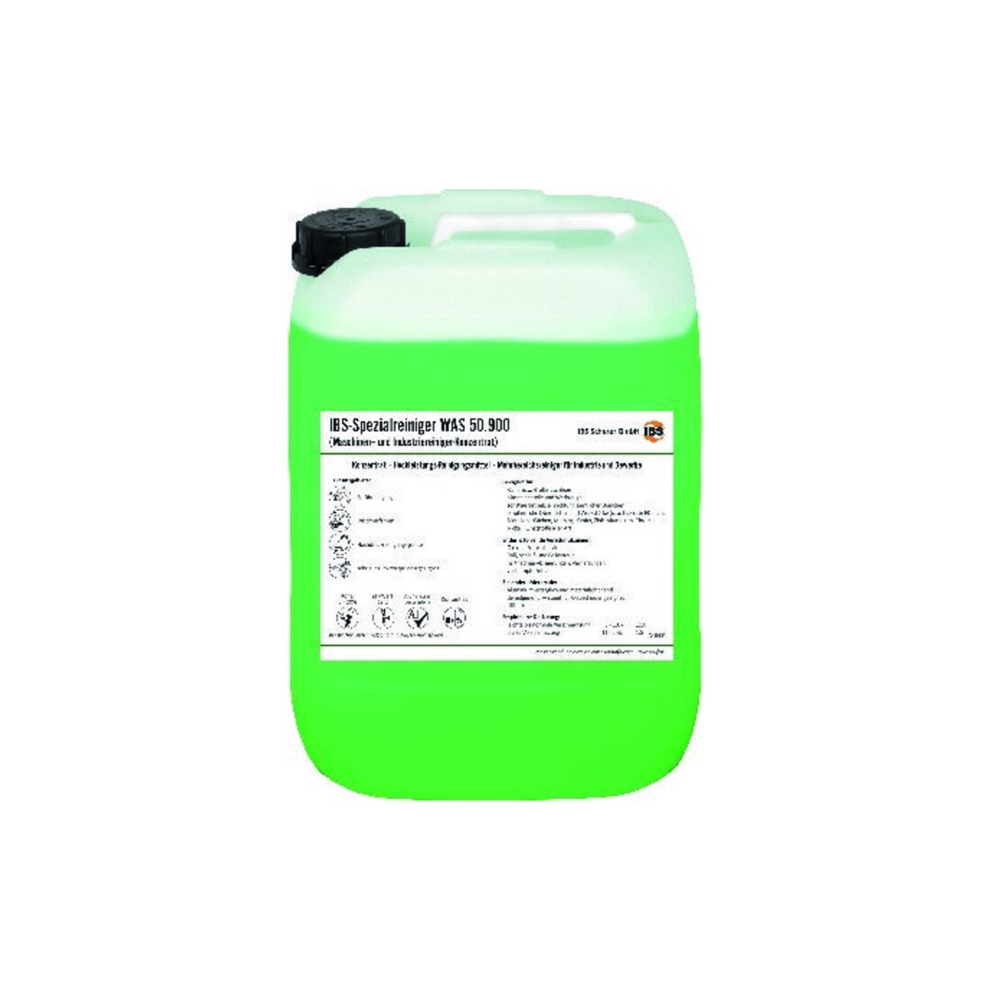 IBS Nettoyant spécial WAS 50.900 20L (concentré nettoyant machines et industrie)