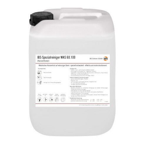 IBS Nettoyant spécial WAS 60.100 20L (dissolvant de résine)