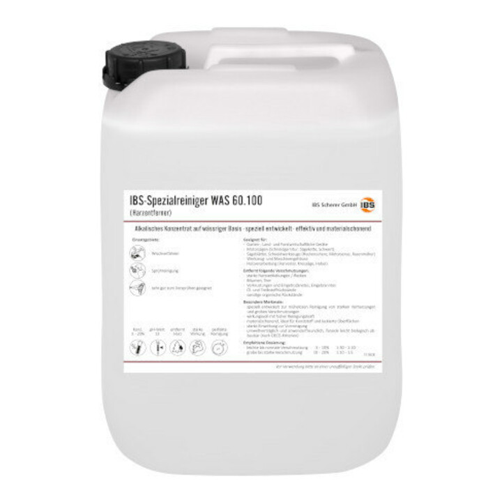 IBS Nettoyant spécial WAS 60.100 20L (dissolvant de résine)