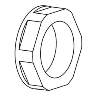 icotek Gegenmutter PA schwarz GMT25