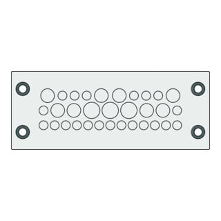 icotek Kabeldurchführungsplatte KEL-DPZ 24/32 gr