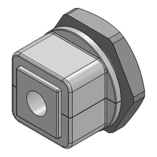 icotek Kabelverschraubung teilbar M32 KVT 32 gy