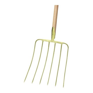 Ideal Fourche à silo 6 dents Manche en frêne 130 cm