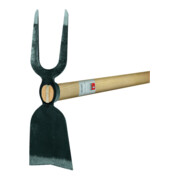 Ideal Fourche de jardin large 2 dents zinguée St 350 mm