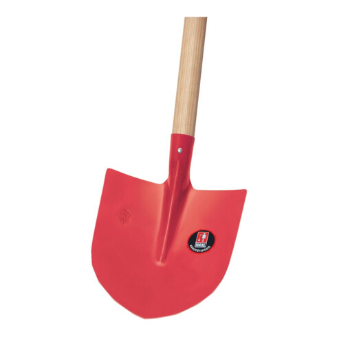 Ideal Frankfurter Pelle avec manche en plastique rouge, taille 5