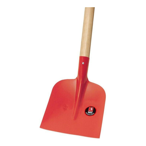 Ideal Holsteiner Pelle à sable avec manche en plastique, rouge, taille 2