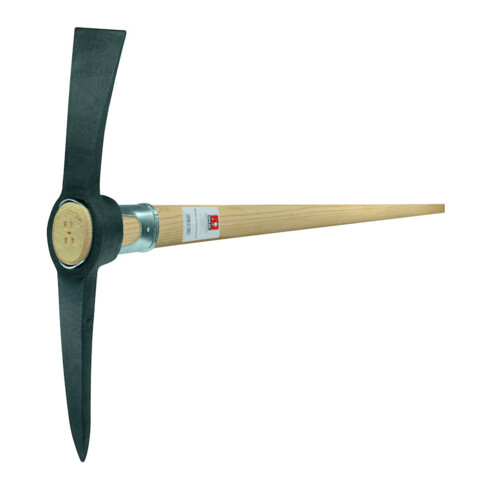 Ideal houe croisée acier noirci 1,5 kg avec manche
