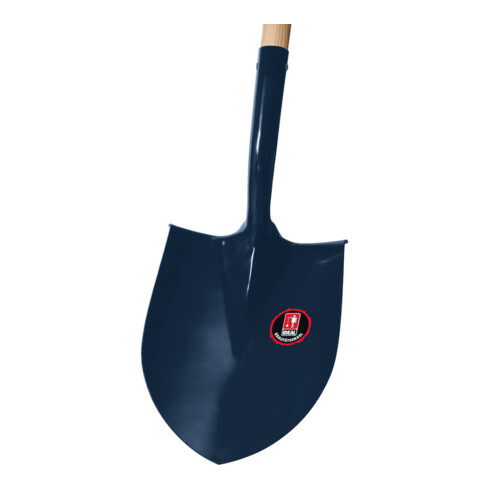 Ideal Pelle à bêcher grande noire taille 2 avec manche