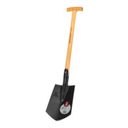Ideal Pelle compacte noire avec manche ET 600 mm