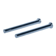 Ideal Rivets à tige zingués 5 x 52 pour bêche