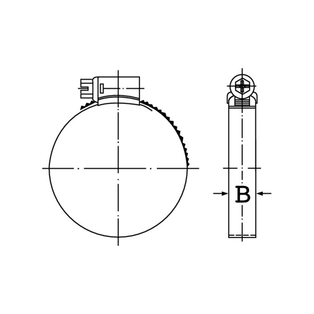 IDEAL-Schlemper Collier de serrage DIN3017