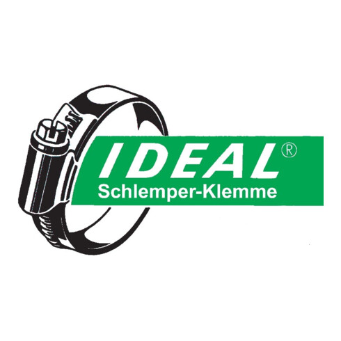 IDEAL-Schlemper Schlauchschelle DIN3017 W2, 12mm 90-110mm