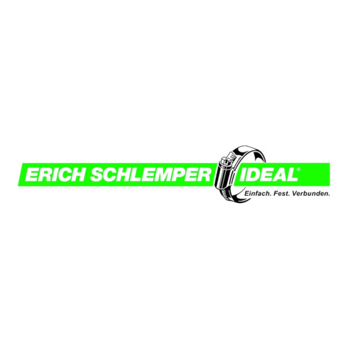 IDEAL-Schlemper Set de colliers de serrage W5 9 mm assortis