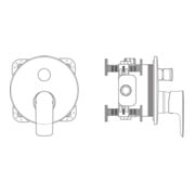 Ideal Standard Badearmatur CONNECT AIR UP Bausatz 2 chrom-4