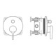Ideal Standard Einhebel-Badearmatur MELANGE UP-Bausatz 2 chrom-4