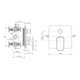 Ideal Standard Einhebel-Badearmatur TONIC II UP Bausatz 2 chrom-1
