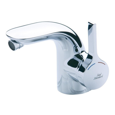 Ideal Standard Einhebel-Bidetarmatur MELANGE mit Zugknopf-Ablaufgarnitur chrom